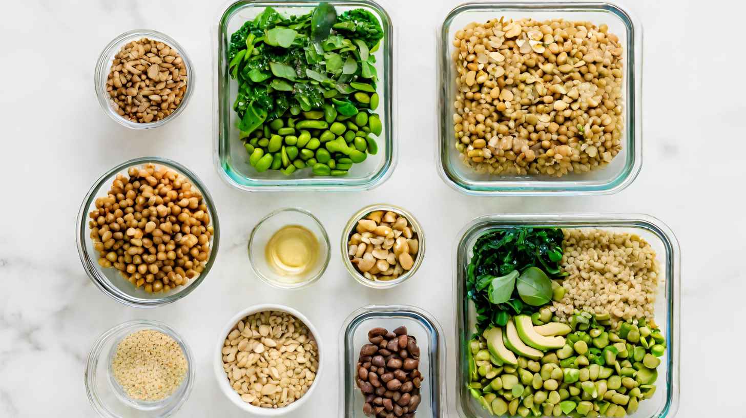 Vegan meal plan for high protein