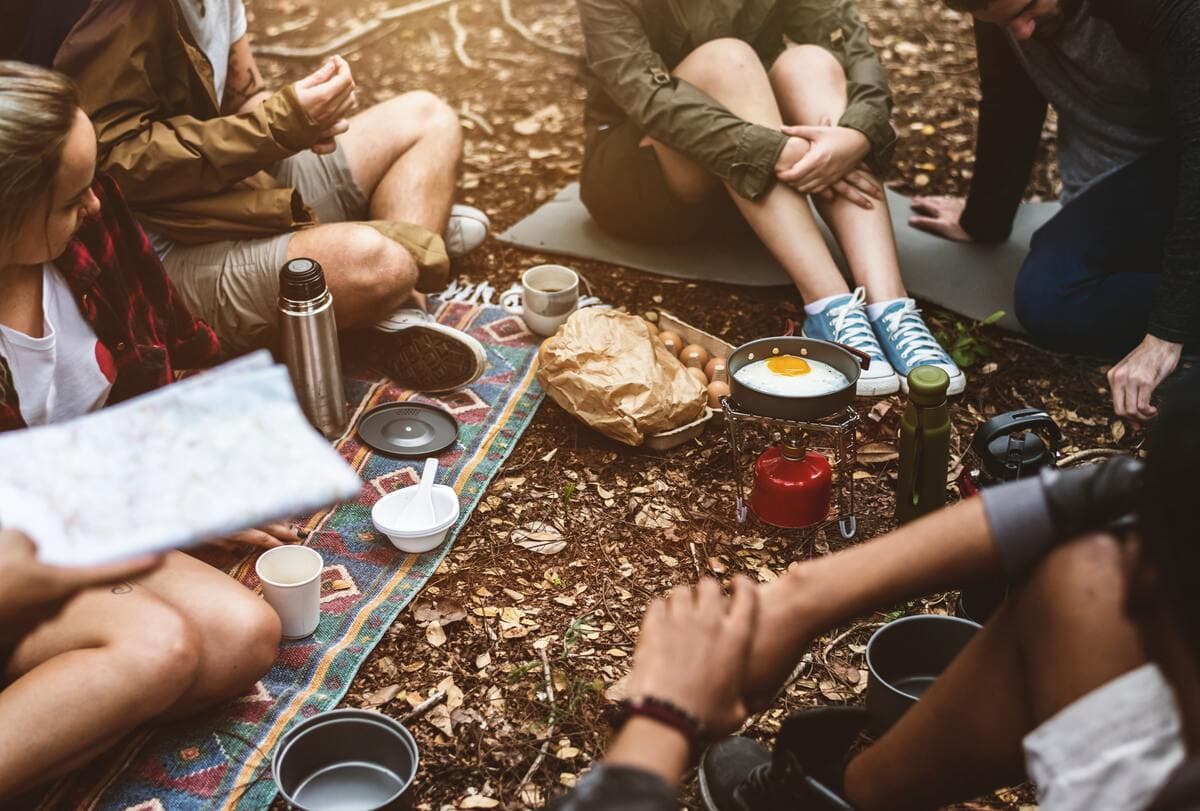 Liste de courses alimentaires de vacances