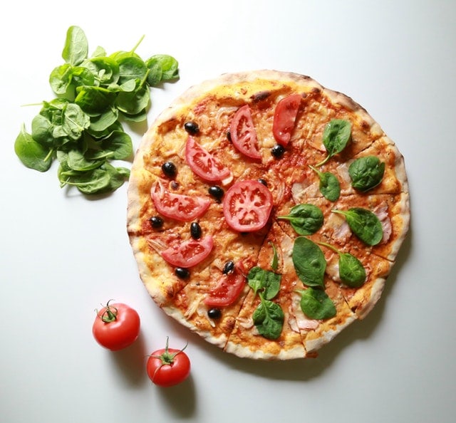 dash diet shopping list - pizza