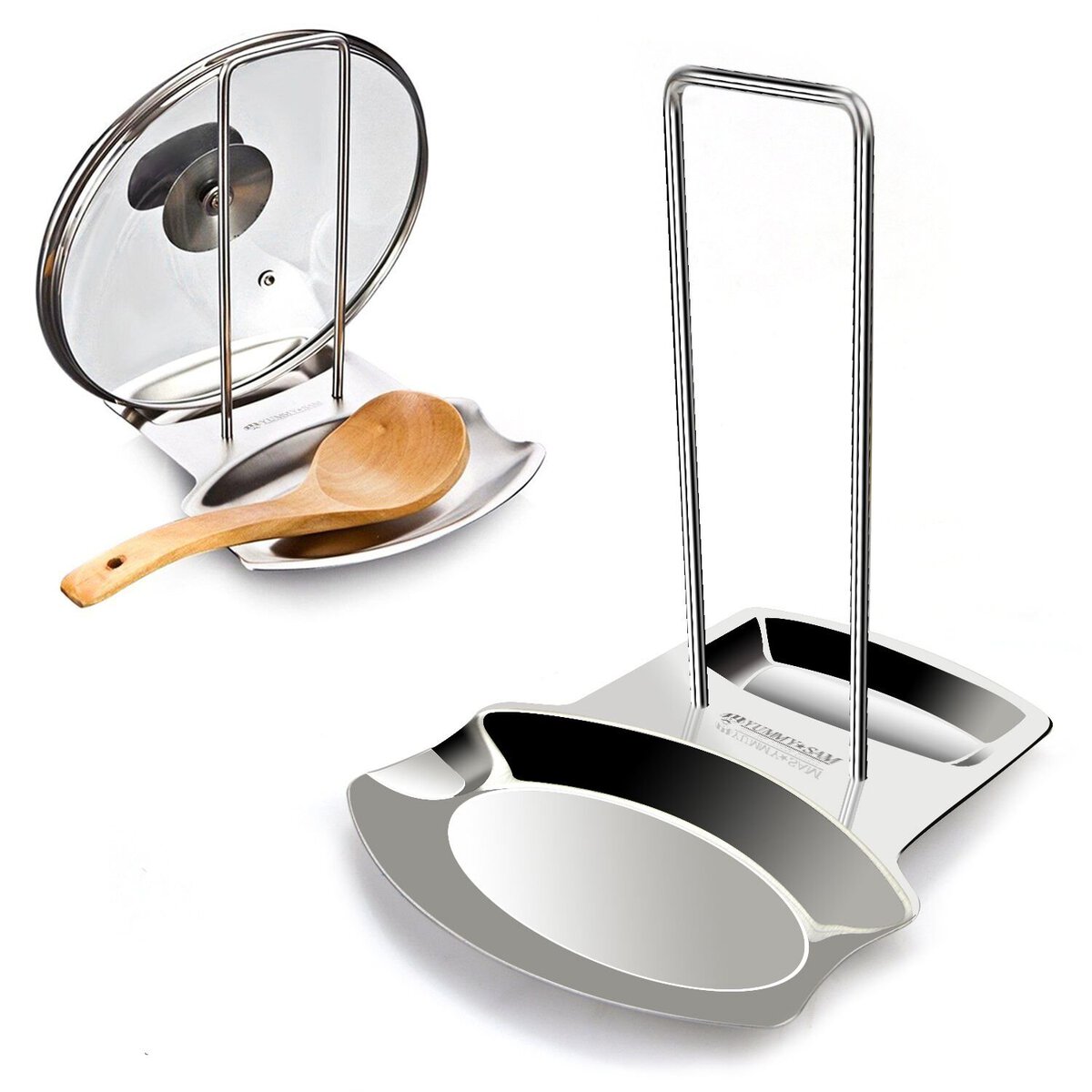 cool kitchen gadgets - spoon and lid holder