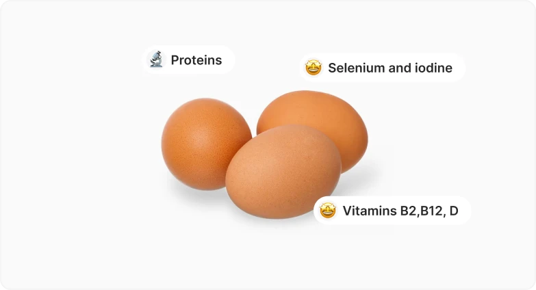 Eggs nutrients